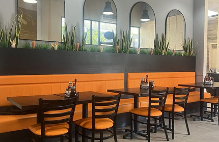 AMKO M5530 Black Commercial Grade Restaurant Chair