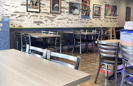 AMKO M5530 Gunmetal Commercial Grade Restaurant Chair