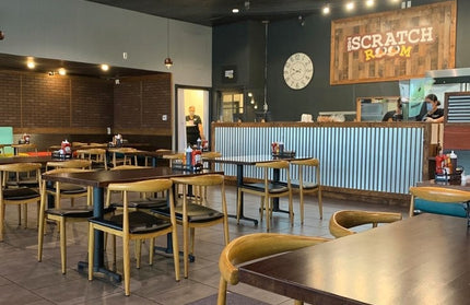 AMKO M5680 Oak Commercial Grade Restaurant Chair