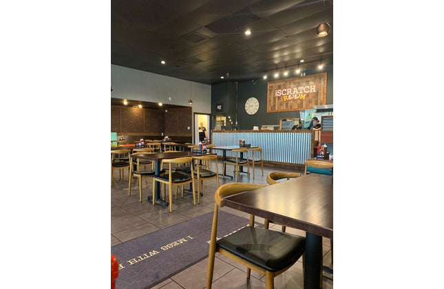 AMKO M5680 Oak Commercial Grade Restaurant Chair