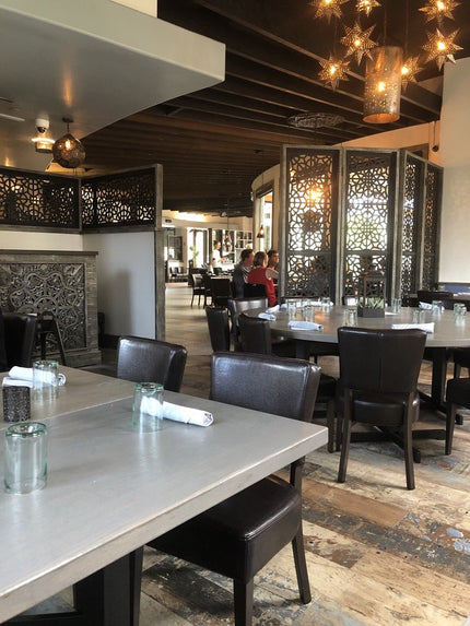 AMKO M5560 Brown Commercial Grade Restaurant Chair