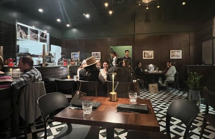 AMKO T11 White Oak Dark Walnut Butcher Block Restaurant Table Top