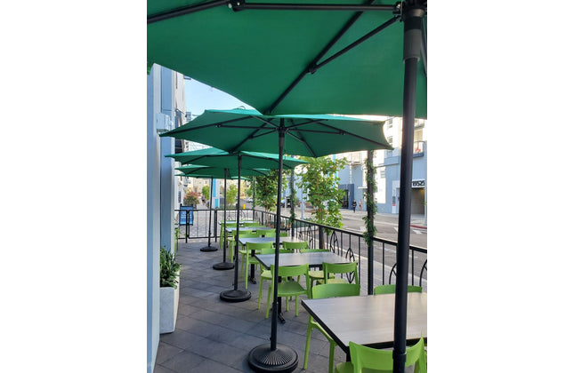 AMKO P148 Green Commercial Grade Restaurant Durable Plastic Chair