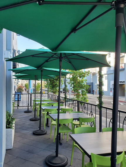 AMKO P148 Green Commercial Grade Restaurant Durable Plastic Chair