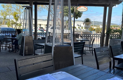 AMKO T66B Black Restaurant Patio Table Top