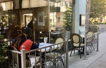 AMKO 606SW Beige and Black Aluminum Commercial Grade Restaurant Chair (Copy)