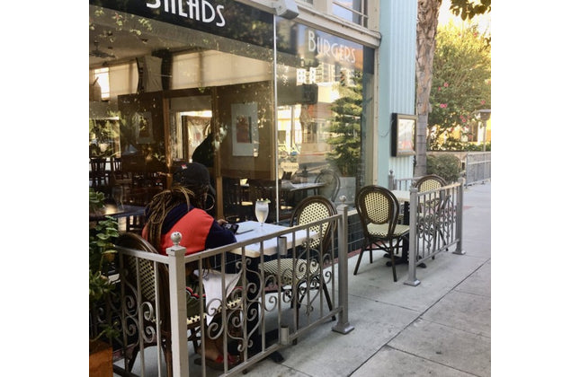 AMKO 606SW Beige and Black Aluminum Commercial Grade Restaurant Chair (Copy)