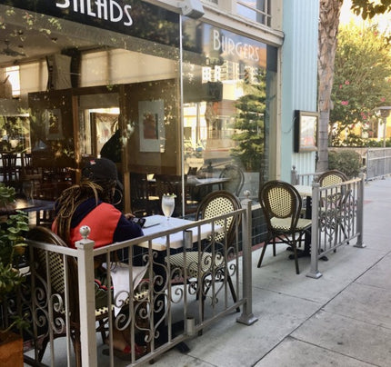 AMKO 606SW Beige and Black Aluminum Commercial Grade Restaurant Chair (Copy)