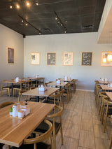 AMKO M5680 Oak Commercial Grade Restaurant Chair