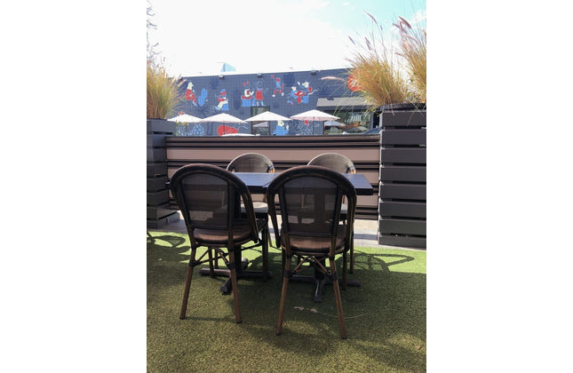 AMKO 608SC Aluminum Commercial Grade Restaurant Chair