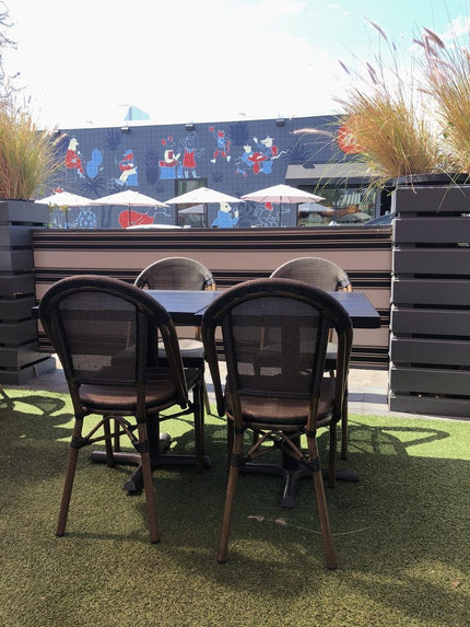 AMKO 608SC Aluminum Commercial Grade Restaurant Chair