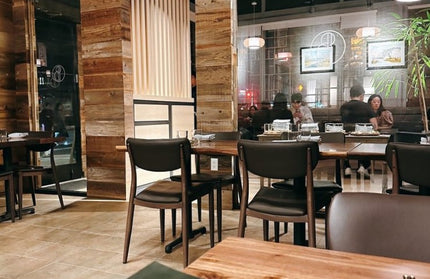 AMKO M5641 Brown Commercial Grade Restaurant Chair