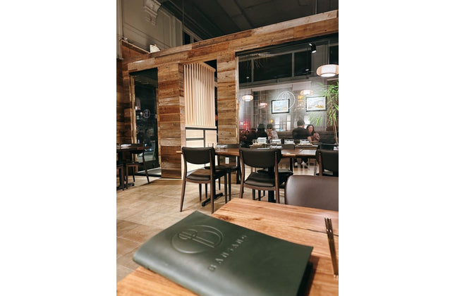 AMKO M5641 Brown Commercial Grade Restaurant Chair