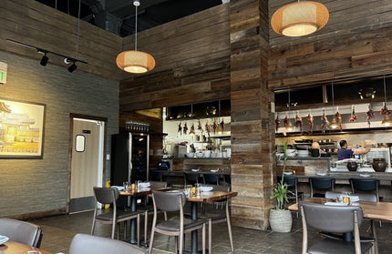 AMKO M5641 Brown Commercial Grade Restaurant Chair