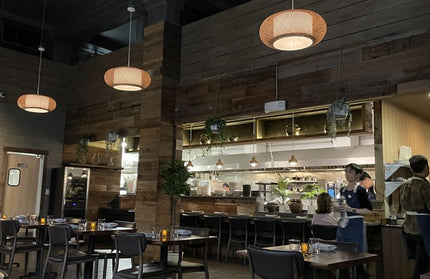 AMKO M5641 Brown Commercial Grade Restaurant Chair