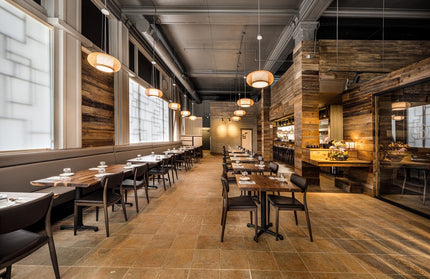 AMKO M5641 Brown Commercial Grade Restaurant Chair