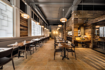 AMKO M5641 Brown Commercial Grade Restaurant Chair