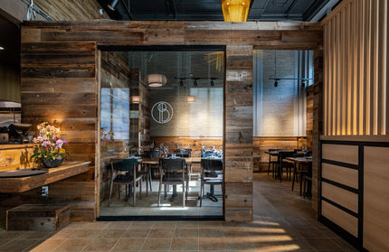 AMKO M5641 Brown Commercial Grade Restaurant Chair