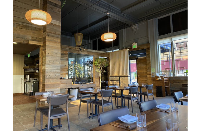 AMKO M5641 Brown Commercial Grade Restaurant Chair