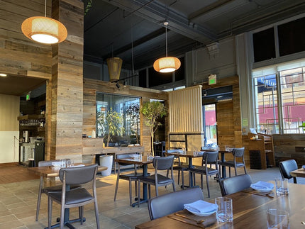 AMKO M5641 Brown Commercial Grade Restaurant Chair