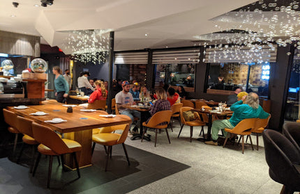 AMKO M5670 Orange Commercial Grade Restaurant Chair