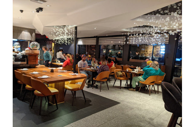 AMKO M5670 Orange Commercial Grade Restaurant Chair