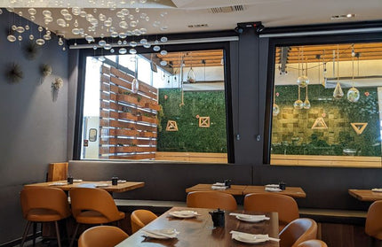 AMKO M5670 Orange Commercial Grade Restaurant Chair