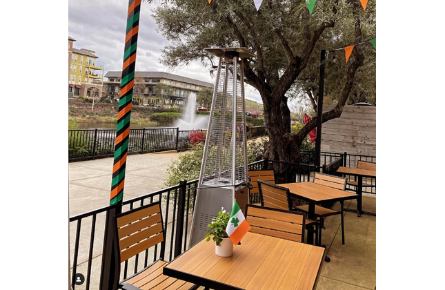 AMKO T75B Teak Restaurant Patio Table Top