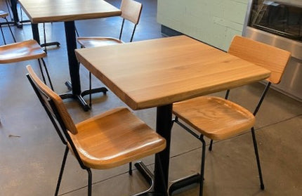 AMKO M7450 Natural Metal Commercial Grade Restaurant Chair