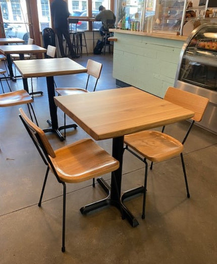 AMKO M7450 Natural Metal Commercial Grade Restaurant Chair