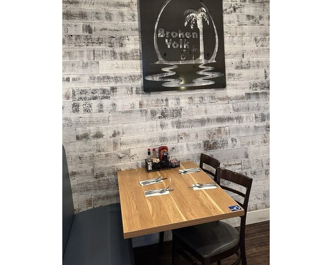 AMKO T53 Laminate Oak Restaurant Table Top