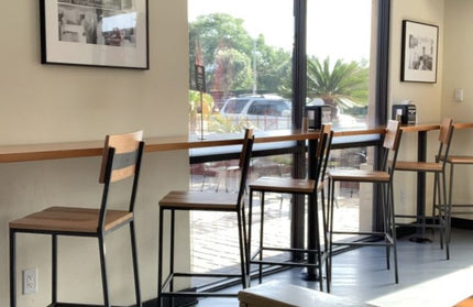 AMKO M658BS Metal Commercial Grade Restaurant Barstool