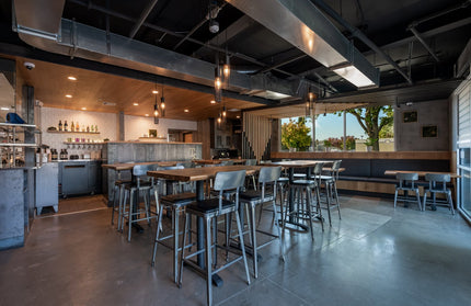 AMKO M7771BS Pewter Commercial Grade Restaurant Barstool