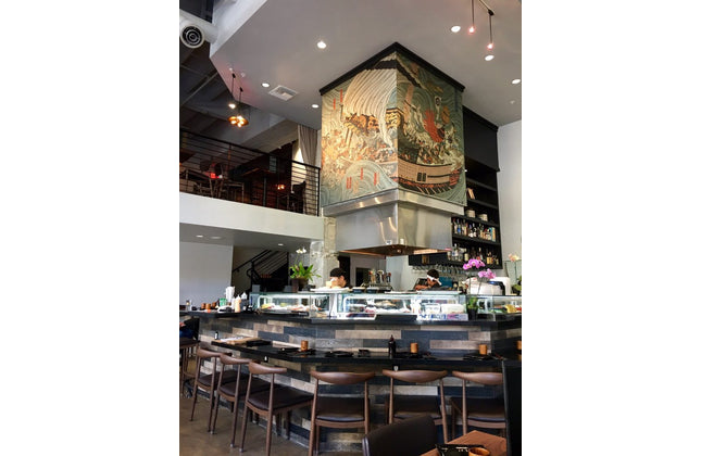 AMKO M5680 Walnut Commercial Grade Restaurant Chair