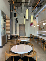 AMKO M5680 Oak Commercial Grade Restaurant Chair