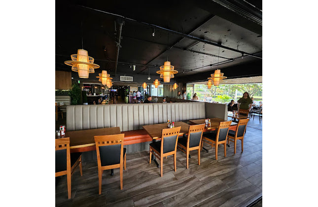 AMKO 828P Commercial Grade Restaurant Wood Chair