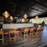 AMKO 828P Commercial Grade Restaurant Wood Chair