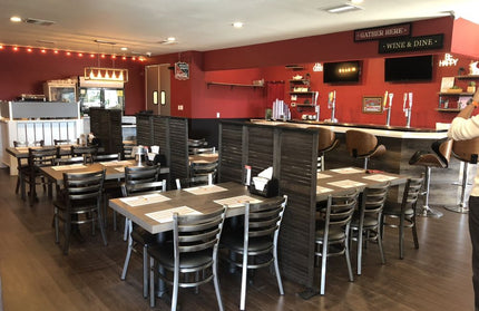 AMKO M5530 Gunmetal Commercial Grade Restaurant Chair