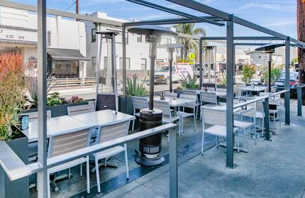 AMKO 543SG Gray Brown Aluminum Commercial Grade Restaurant Chair