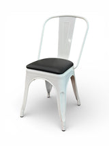 AMKO M7781 White Commercial Grade Restaurant Chair