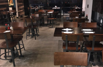 AMKO M582 Metal Commercial Grade Restaurant Chair