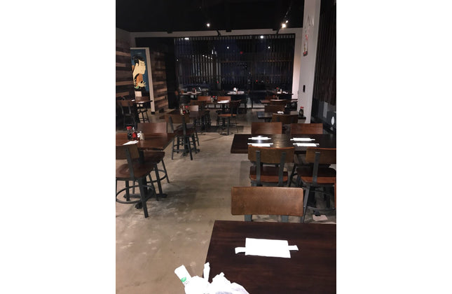 AMKO M582 Metal Commercial Grade Restaurant Chair