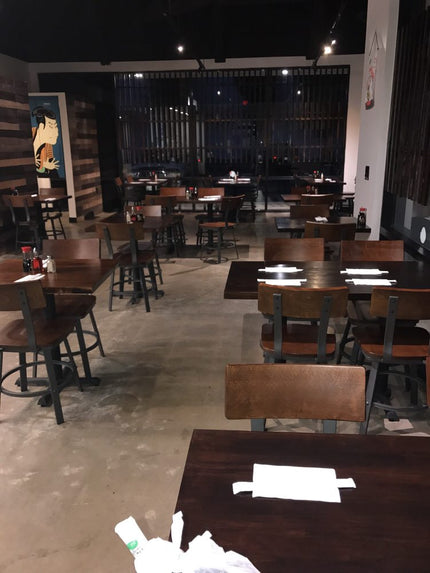 AMKO M582 Metal Commercial Grade Restaurant Chair