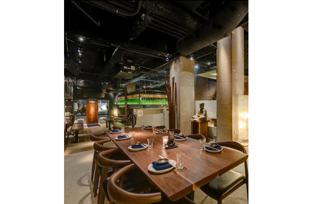 AMKO M5680 Walnut Commercial Grade Restaurant Chair