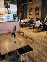 AMKO M5680 Oak Commercial Grade Restaurant Chair