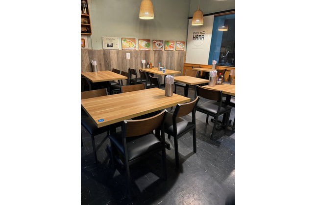 AMKO T52 Laminate Oak Restaurant Table Top