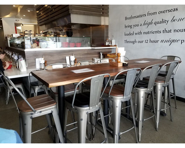AMKO M7783 Raw Welding Commercial Grade Restaurant Barstool