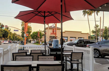 AMKO 543AB Gray Brown Aluminum Commercial Grade Restaurant Chair