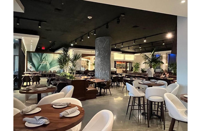 AMKO M5670BS White Commercial Grade Restaurant Barstool