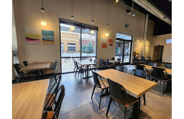 AMKO M7780 Black Metal Commercial Grade Restaurant Chair